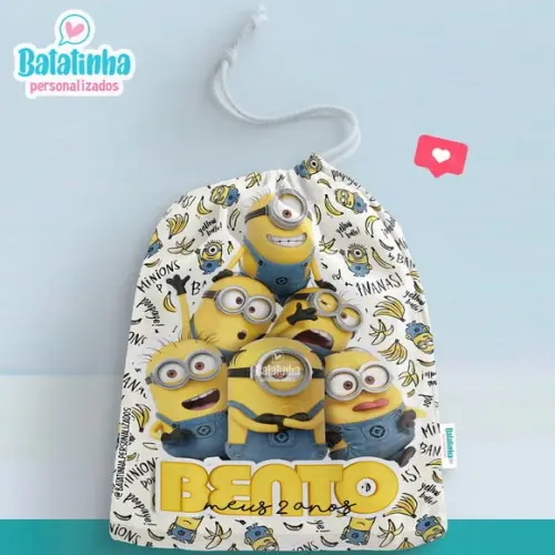 Saquinho Personalizado Minions