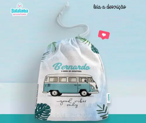 Saquinho Lembrancinha Kombi