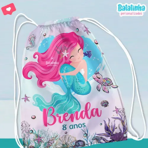 Mochila Saco - Sereia