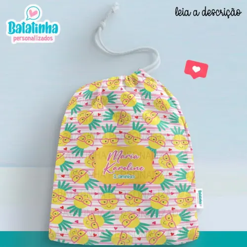Sacolinha / Saquinho Surpresa - Abacaxi