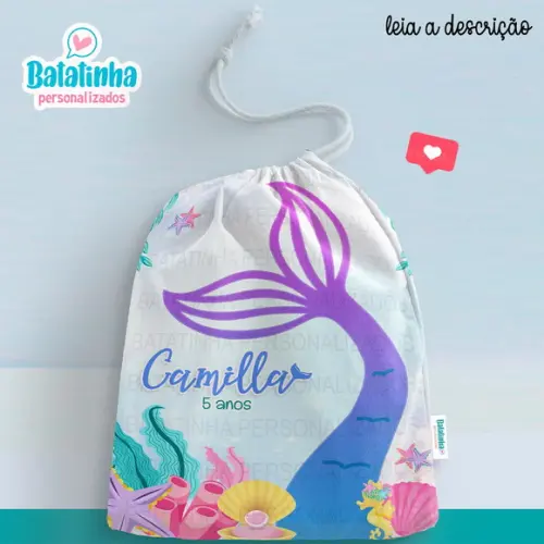 Sacolinha / Saquinho Surpresa - Sereia