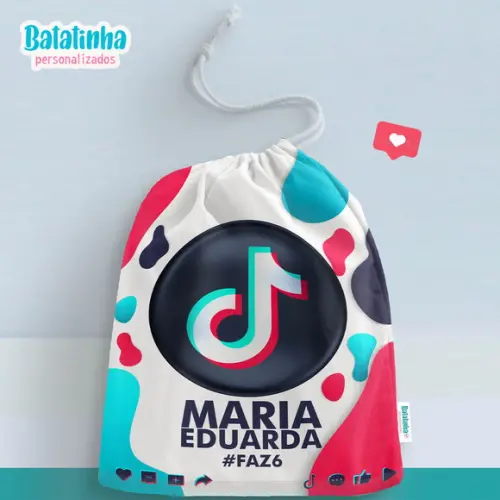 Sacolinha / Saquinho Surpresa - Tik Tok