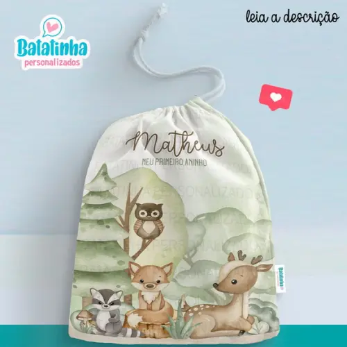 Sacolinha / Saquinho Surpresa - Bosque