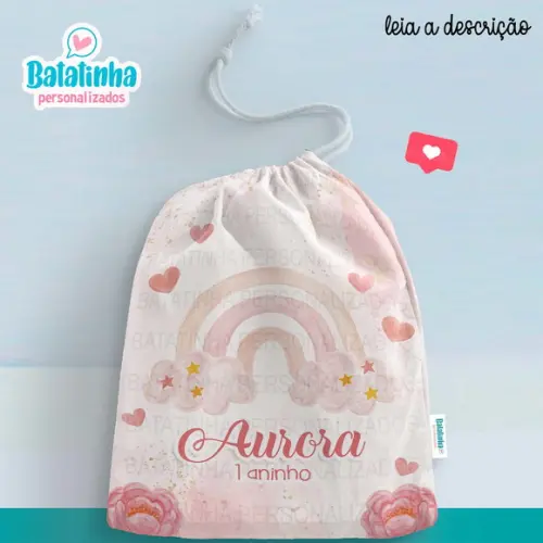 Sacolinha / Saquinho Surpresa - Arco Íris Boho
