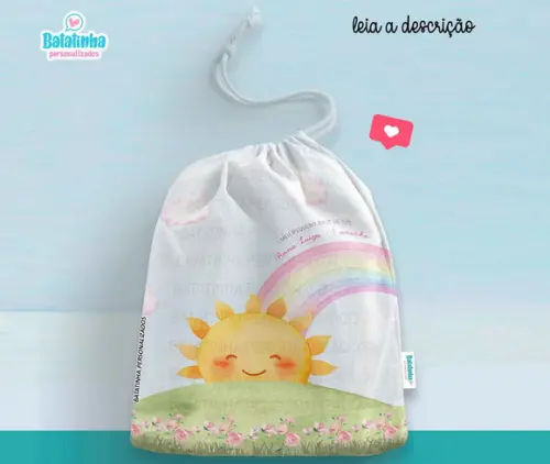 Saquinho Personalizado Raio de Sol