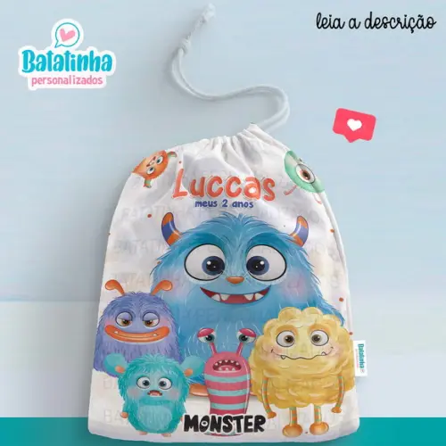 Sacolinha / Saquinho Surpresa - Monstrinhos