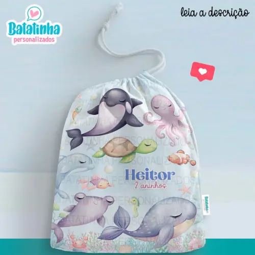Saquinho Fundo do Mar