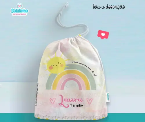 Saquinho Personalizado Raio de Sol