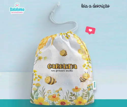Sacolinha / Saquinho Surpresa - Abelha