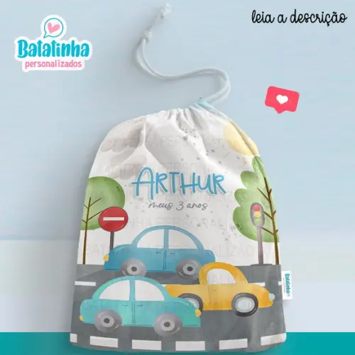Sacolinha / Saquinho Surpresa - Meios de Transporte