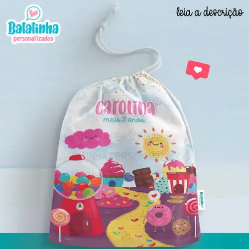 Sacolinha / Saquinho Surpresa - Candyland / Doceria