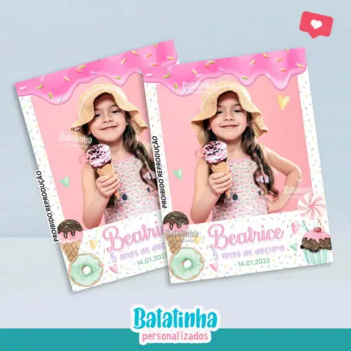 Imã de Geladeira - Doceria, / Doce Candy