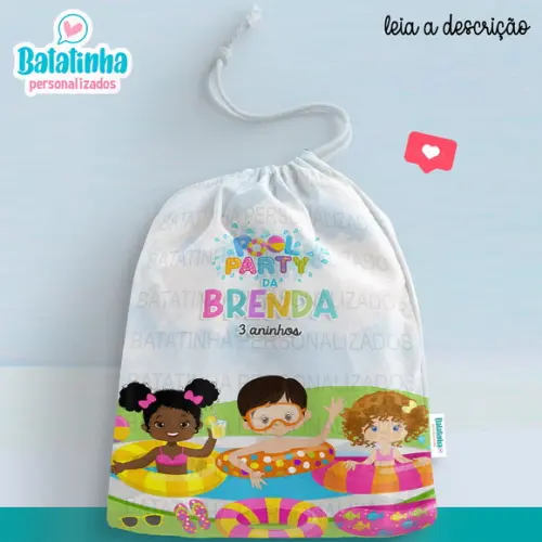 Sacolinha / Saquinho Surpresa - Praia / Pool Party