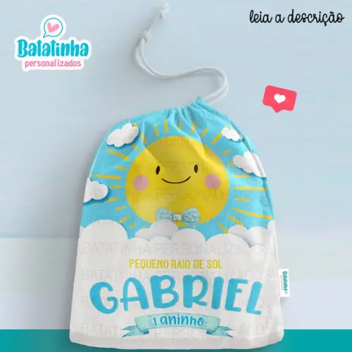 Sacolinha / Saquinho Surpresa - Raio de Sol