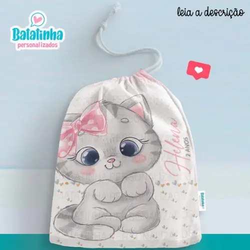 Sacolinha / Saquinho Surpresa - Gatinha