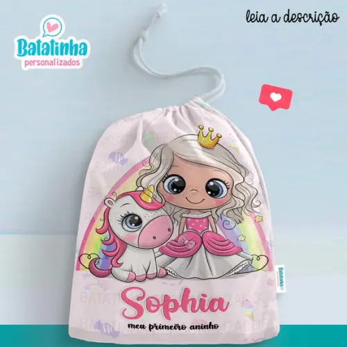 Sacolinha / Saquinho Surpresa - Unicórnio
