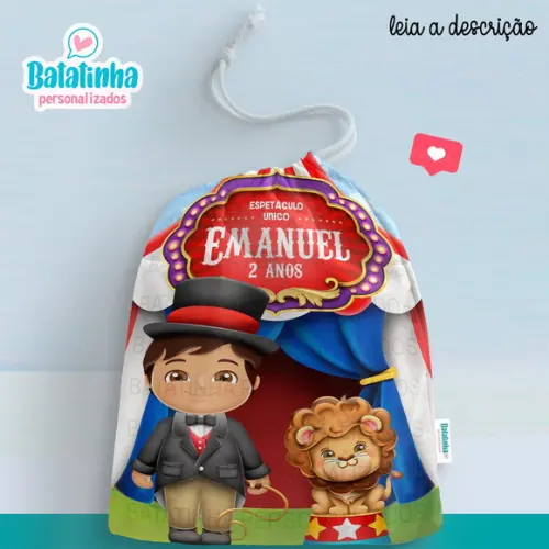 Sacolinha / Saquinho Surpresa - Circo