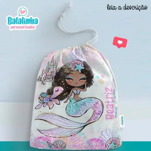 Sacolinha / Saquinho Surpresa - Sereia
