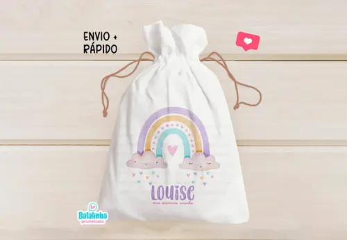Saquinho Personalizado Arco Íris