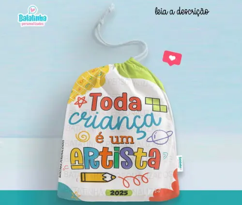Saquinho Personalizado Dia das Crianças