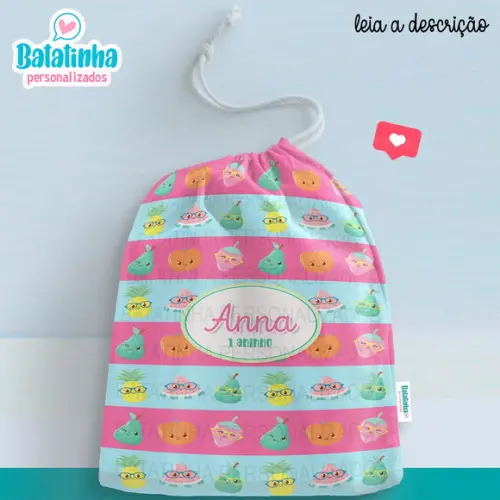Sacolinha / Saquinho Surpresa - Frutinha / Tutti Frutti