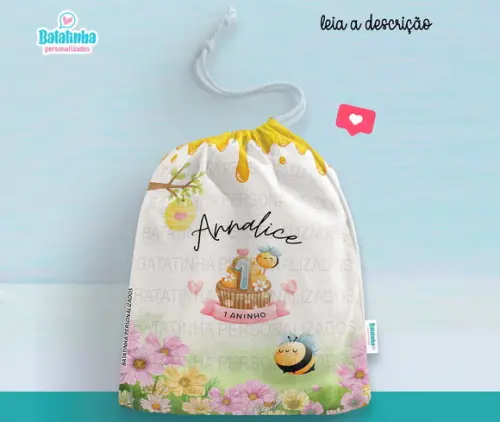 Saquinho Lembrancinha Abelha / Abelhinha