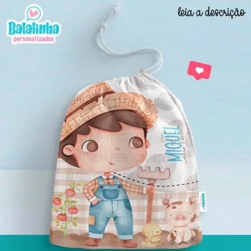 Sacolinha / Saquinho Surpresa - Fazendinha