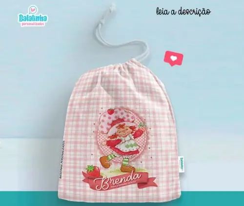 Saquinho Lembrancinha Personalizado Moranguinho
