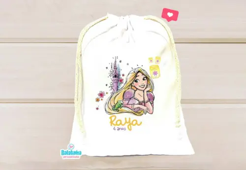 Saquinho Lembrancinha Rapunzel