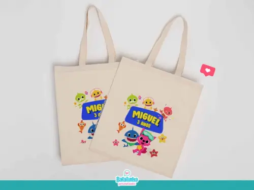 Sacola Ecobag Baby Shark
