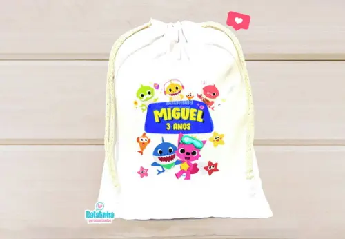 Saquinho Personalizado Baby Shark