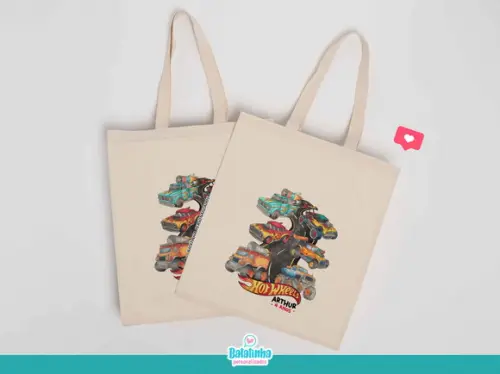 Sacola Ecobag Hot Wheels