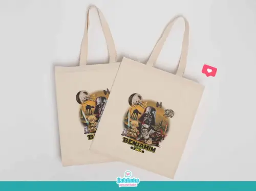 Sacola Ecobag Algodão Star Wars