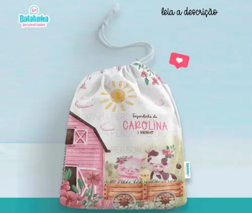 Saquinho Lembrancinha Fazendinha