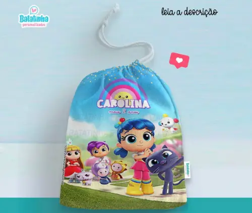 Saquinho Personalizado Vera e o Arco-íris