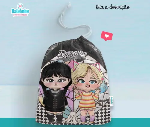 Saquinho Lembrancinha Wandinha