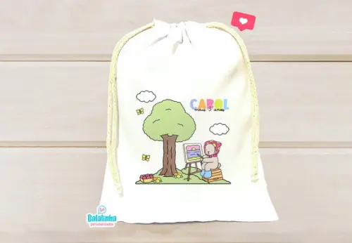 Saquinho Bobbie Goods Personalizado 20x28