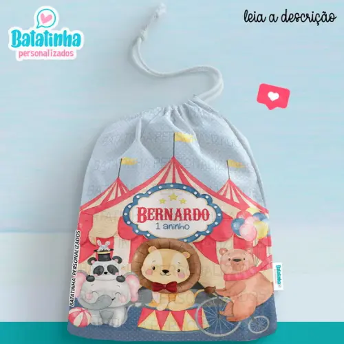 Sacolinha / Saquinho Surpresa - Circo