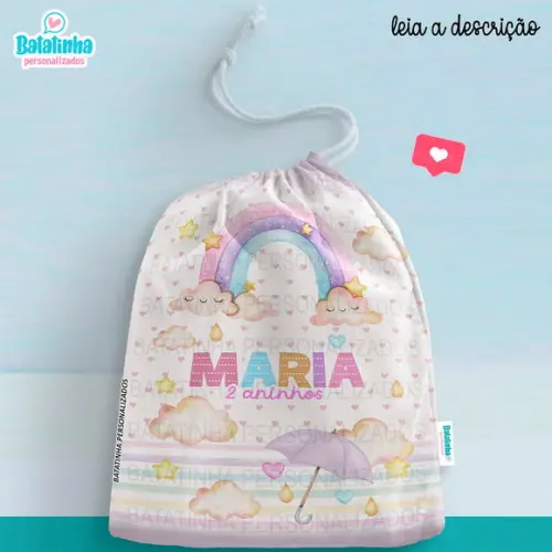 Sacolinha / Saquinho Surpresa - Chuva de Amor