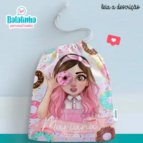 Saquinho doceria confeitaria personalizado