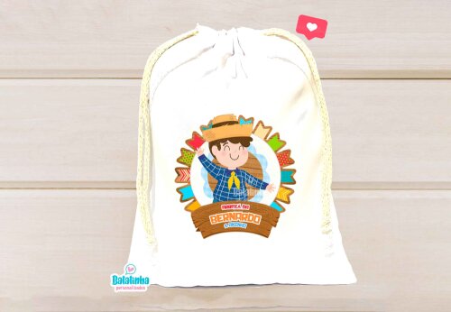 Saquinho Surpresa Festa Junina Personalizado Lembrancinha Anivers