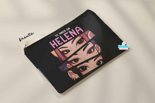 Necessaire personalizada Guerreiras Kpop Hunters Lembrancinha Festa