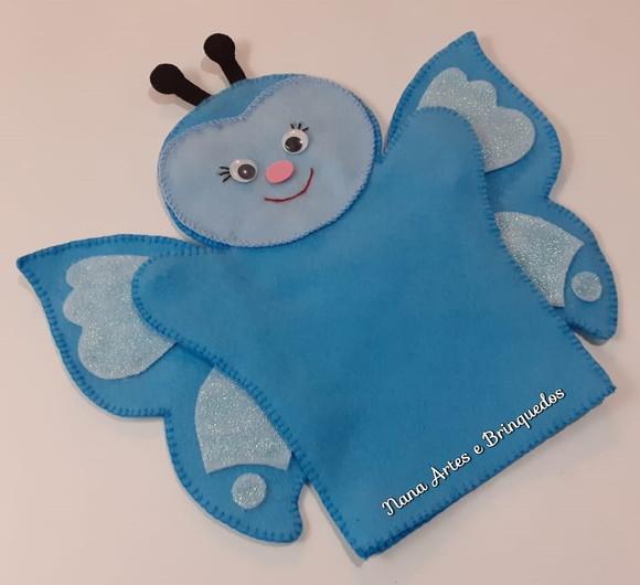 Fantoche Borboleta Azul