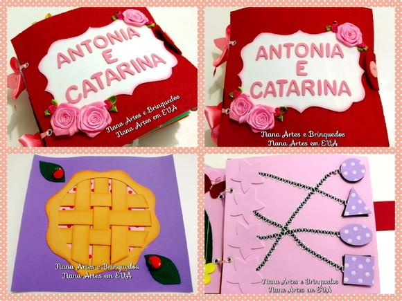Livro Sensorial de Menina 10 Atividades