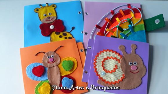 Livro Sensorial Pequeno