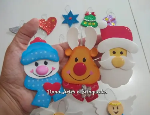 Árvore de Natal de parede em feltro