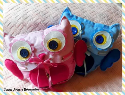 Boneco Coruja Sensorial
