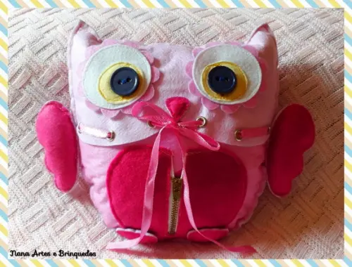 Boneco Coruja Sensorial