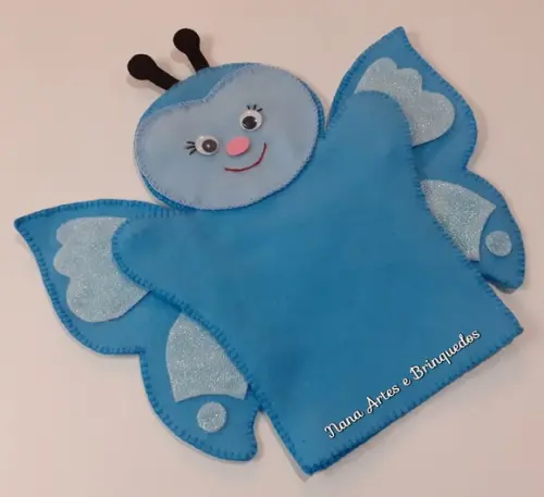 Fantoche Borboleta Azul