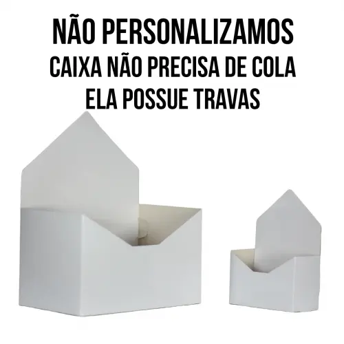 10 Embalagem Branca Para Flores e Presentes Kit de Café da Manhã Floricultura, Dia dos Namorados